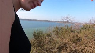 Jin-King – Mein 1. Outdoor Sextape – Doggy auf der Bank am Aussichtspunkt