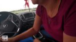 Sandy_Heart – Heftig – Mega Spermaface im Auto