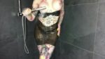 Wildkitten13 – Latex Dress unter der Dusche