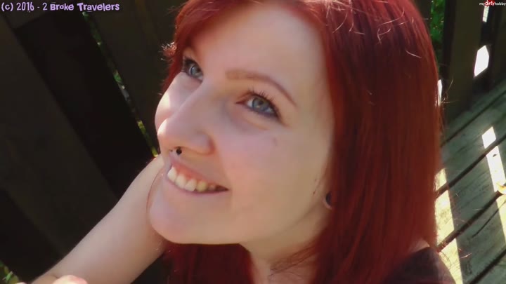 2BrokeTravelers – OMG – AO Creampie Quickie auf dem Balkon der Nachbarin