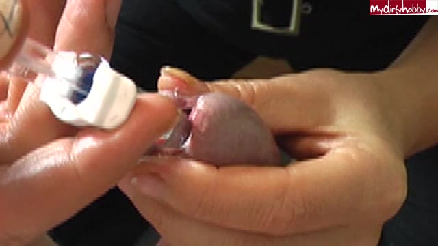 HotVivien – Extrem! Harnroehrenvibrator -die Welle- 12 mm dick im Schwanz