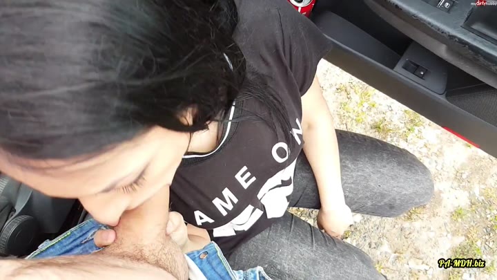 ErikaAnderson – Public outdoor blowjob with cum in mouth