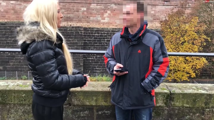 Daynia – User spontan auf der Strasse angesprochen – XXXL Mega Ultra Spermafresse