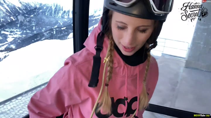 HannaSecret – Quickie mit dem Skipruefer – Geile Abfahrt