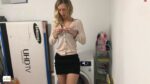 Izzy Cat – Heimlicher Orgasmus auf der Waschmaschine