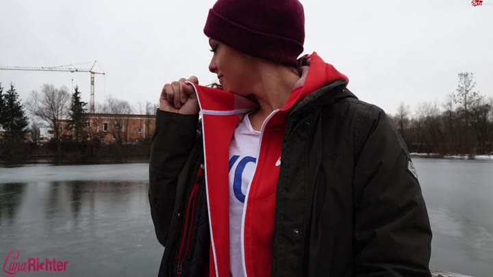 Luna-Richter – Geile Public Mutprobe am See – Darf er mir in die Muschi spritzen