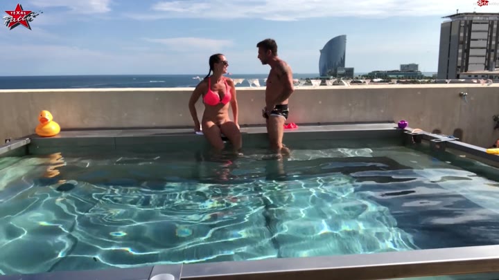 TexasPatti – Ueber den Daechern Barcelonas – Geile Kulisse – Geiler Fick