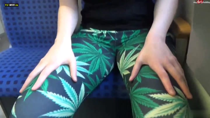 Lisa-Sack – Vor der Uni – Kranke S-Bahnfahrt Blasen und Cumshot
