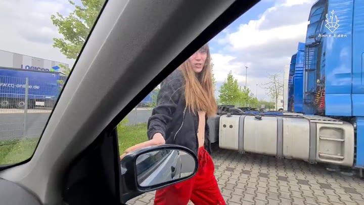 Anne-Eden – Spontaner Raststaetten Quicky zwischen LKWs
