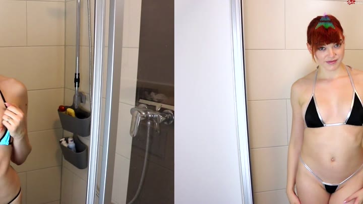 AnnyAurora – Micro Bikini Anprobe Kleiner gehts nicht