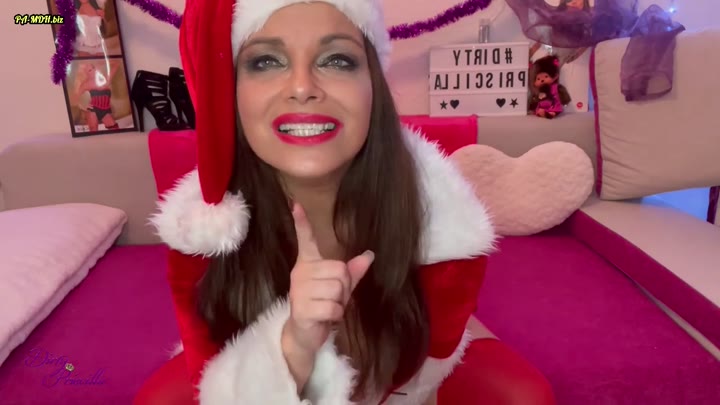 Dirty-Priscilla – Behaarter Fotzen DIRTY TALK zu Weihnachten