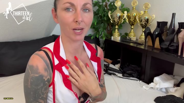 Thirteen-Mel – ROLLENSPIEL – DOPPELTE WICHSANLEITUNG IN DER SAMENBANK