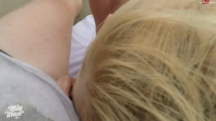 Miley-W3asel – Krass…mein erster _Unwetterfick am Strand