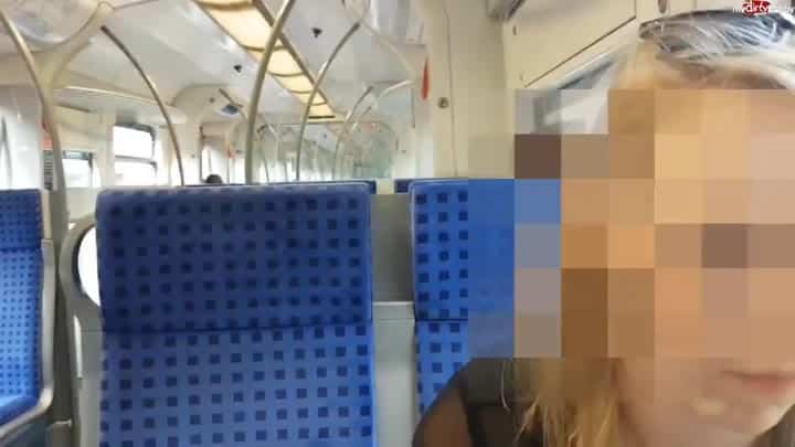 Lisa-Sack – Schnellspritzer – Fahrgast zwischen 2 Haltestellen abgemolken-XXL Cumshot