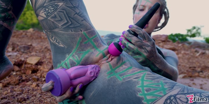7-Filmz – Tattoo Teen Outdoor Anal Masturbation
