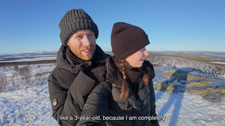 hermione_potter – Swedish Lapland Kiruna Vlog – Snowshoe Tour