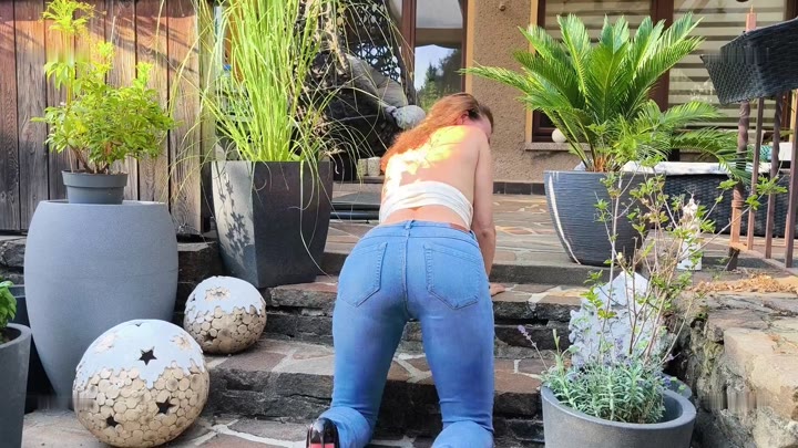 Celina-Ballerina – Geiler Natursekt in die Jeans.. endlich wieder einen Wunsch erfüllt