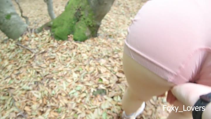 Foxy_Lovers – Zierliche wird geil im park – im wald gefickt – outdoor-amateur