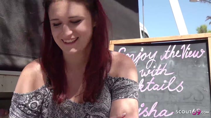 German-Scout – Junge Deutsche Urlauberin Melina-May mit roten Haaren aufgerissen und am Pool gefickt – Jason_Steel