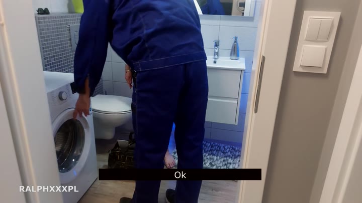 RalphXXXpl – Hausfrau Steckte in Der Waschmaschine Fest Und Klempner Fickte Sie