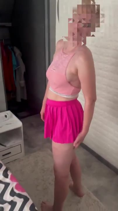 SashMash – Meine hotwife in pinken top und ich