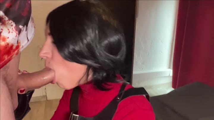 Sexy_Eve – Sexy Ada Wong lutscht schwanz und wird in der halloween nacht gefickt