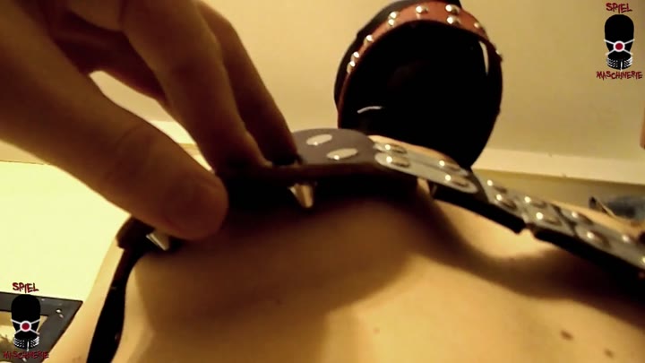 Spiel_maschinerie – Deep-rimming and Facefucking Slave Slut Wearing a Spiked Bra