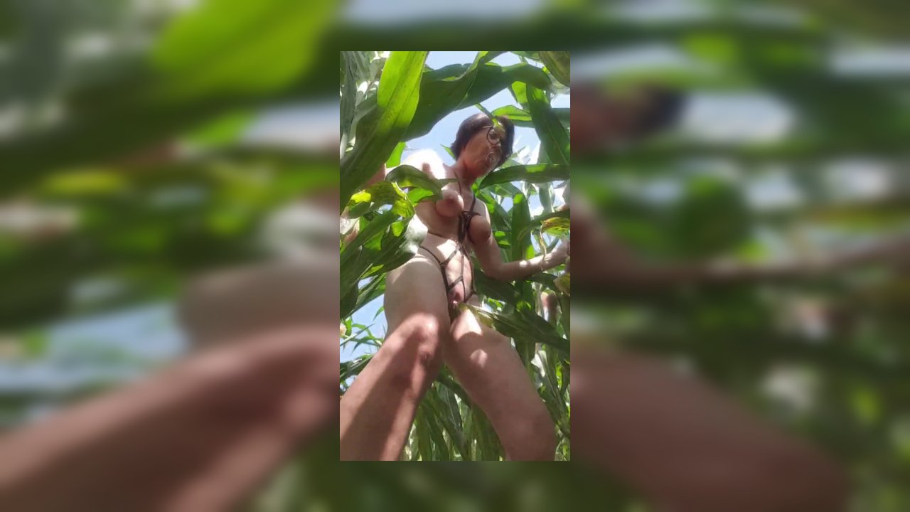 JulieEroticDress – Nackter Spass Im Maisfeld Mit Kolben